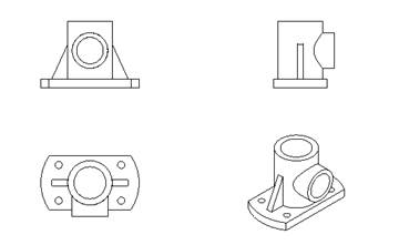 CAXA基础实例教程-3.工程图生成（图文教程）,CAXA基础实例教程-3.工程图生成,选择,图纸,视图,对话框,主视图,第4张