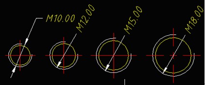 浩辰CAD教程_尺寸标注(图文教程),标注,尺寸,螺纹,我们,功能,第6张 浩辰CAD教程_尺寸标注(图文教程),浩辰CAD教程_尺寸标注,标注,尺寸,螺纹,我们,功能,第6张
