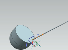 用UGNX软件画羽毛球模型方法与步骤,模型,步骤,软件,第6张 用UGNX软件画羽毛球模型方法与步骤,UGNX建立羽毛球模型,模型,步骤,软件,第6张