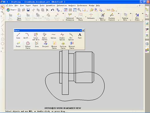 UG如何创建局部剖视图(图文教程),视图,选择,主视图,剖视图,第5张 UG如何创建局部剖视图(图文教程),UG如何创建局部剖视图,视图,选择,主视图,剖视图,第5张