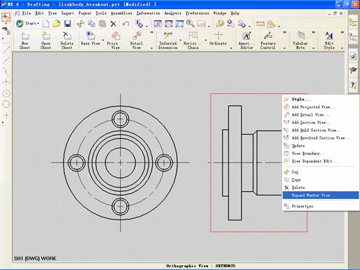 UG如何创建局部剖视图(图文教程),视图,选择,主视图,剖视图,第3张 UG如何创建局部剖视图(图文教程),UG如何创建局部剖视图,视图,选择,主视图,剖视图,第3张