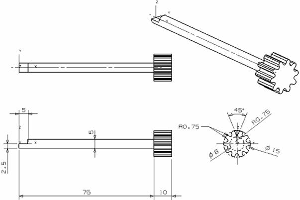 UG卡丁车设计实例教程(十二)_齿轮轴(图文教程),教程,实例,第1张 UG卡丁车设计实例教程(十二)_齿轮轴(图文教程),UG卡丁车设计实例教程(十二)_齿轮轴,教程,实例,第1张