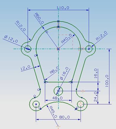 UG草绘练习图（图文教程）,UG草绘练习图,教程,第12张