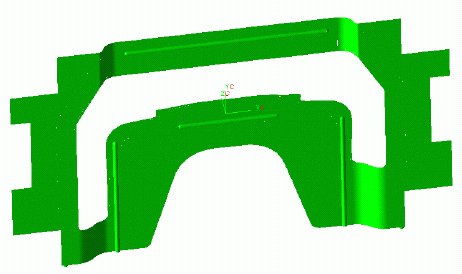 UG/CAM在汽车覆盖件模具加工中的应用（图文教程）,UG/CAM在汽车覆盖件模具加工中的应用,加工,模具,坐标系,建模,第4张