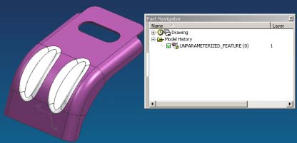 UG非参数化模型中特征的去除方法(图文教程),去除,模型,参数,第1张 UG非参数化模型中特征的去除方法(图文教程),UG非参数化模型中特征的去除方法,去除,模型,参数,第1张