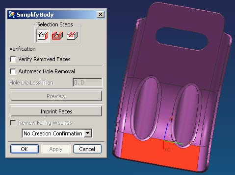 UG非参数化模型中特征的去除方法(图文教程),去除,模型,参数,第8张 UG非参数化模型中特征的去除方法(图文教程),UG非参数化模型中特征的去除方法,去除,模型,参数,第8张