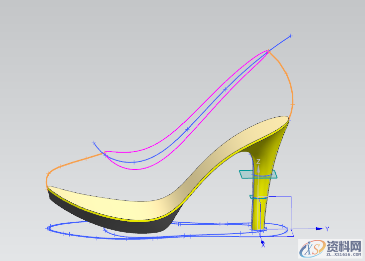 UG NX教程:绘制一双红色高跟鞋,绘制,教程,第17张 UG NX教程:绘制一双红色高跟鞋,绘制,教程,第17张