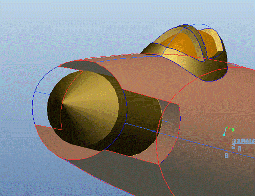 Pro/E软件创建飞机模型操作步骤,单击,如图,曲面,完成,第96张 Pro/E软件创建飞机模型操作步骤,Pro/E软件创建飞机模型,单击,如图,曲面,完成,第96张