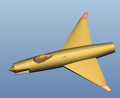 Pro/E软件创建飞机模型操作步骤,单击,如图,曲面,完成,第142张 Pro/E软件创建飞机模型操作步骤,Pro/E软件创建飞机模型,单击,如图,曲面,完成,第142张