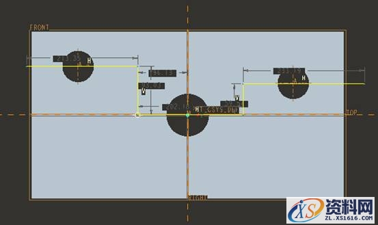 ProE工程图阶梯剖视图画法（图文教程）,ProE工程图阶梯剖视图画法,剖视图,画法,教程,第9张
