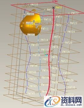 塑料模特Proe建模教程及三维文件下载（图文教程）,塑料模特Proe建模教程及三维文件下载,曲线,下图,平面,绘制,第14张