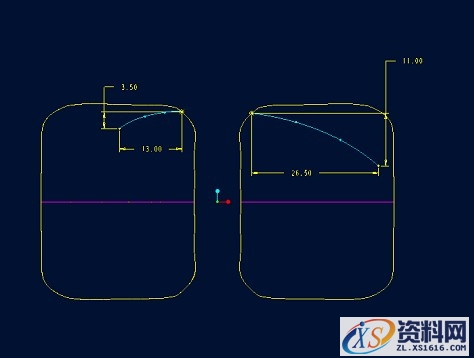 proe玩具汽车壳体教程(图文教程),下图,曲线,曲面,完成,第9张 proe玩具汽车壳体教程(图文教程),proe玩具汽车壳体教程,下图,曲线,曲面,完成,第9张