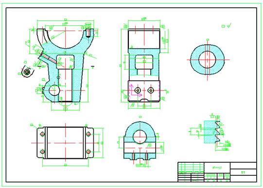 用Pro/E软件设计一种叉座零件的钻孔夹具(图文教程),用Pro/E软件设计一种叉座零件的钻孔夹具,三维,装配,建模,零件,第1张