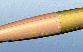 Pro/E软件创建飞机模型(图文教程),单击,如图,曲面,完成,第20张 Pro/E软件创建飞机模型(图文教程),Pro/E软件创建飞机模型,单击,如图,曲面,完成,第20张
