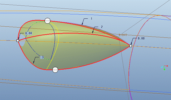 Pro/E软件创建飞机模型(图文教程),单击,如图,曲面,完成,第45张 Pro/E软件创建飞机模型(图文教程),Pro/E软件创建飞机模型,单击,如图,曲面,完成,第45张