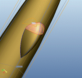 Pro/E软件创建飞机模型(图文教程),单击,如图,曲面,完成,第35张 Pro/E软件创建飞机模型(图文教程),Pro/E软件创建飞机模型,单击,如图,曲面,完成,第35张