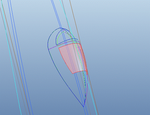 Pro/E软件创建飞机模型(图文教程),单击,如图,曲面,完成,第75张 Pro/E软件创建飞机模型(图文教程),Pro/E软件创建飞机模型,单击,如图,曲面,完成,第75张