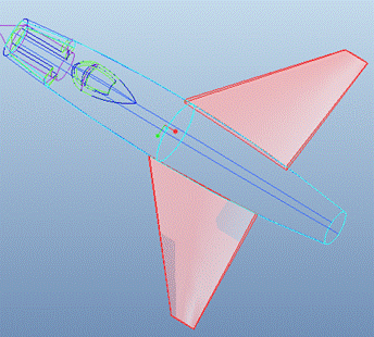 Pro/E软件创建飞机模型(图文教程),单击,如图,曲面,完成,第135张 Pro/E软件创建飞机模型(图文教程),Pro/E软件创建飞机模型,单击,如图,曲面,完成,第135张