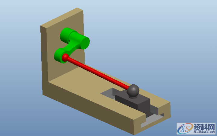 Proe/Creo产品设计——3D四连杆机构仿真图解,选择,下图,点击,设计培训,第7张 Proe/Creo产品设计——3D四连杆机构仿真图解,选择,下图,点击,设计培训,第7张