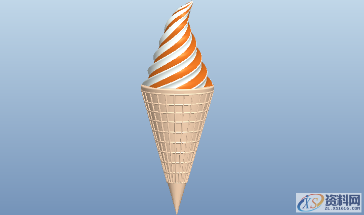 教你使用Proe/Creo软件做可变截面扫描创建冰激凌,内容,VIP,访问,第11张 教你使用Proe/Creo软件做可变截面扫描创建冰激凌,Proe/Creo使用可变截面扫描创建冰激凌,内容,VIP,访问,第11张