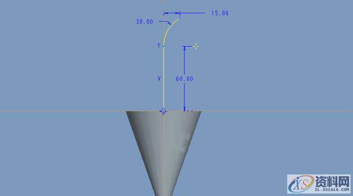 教你使用Proe/Creo软件做可变截面扫描创建冰激凌,内容,VIP,访问,第3张 教你使用Proe/Creo软件做可变截面扫描创建冰激凌,Proe/Creo使用可变截面扫描创建冰激凌,内容,VIP,访问,第3张
