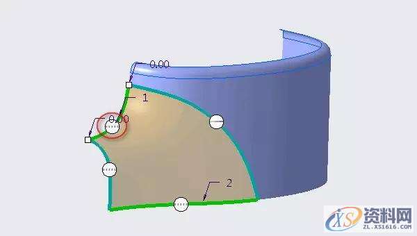 Proe/Creo曲面造型·相切、垂直约束失败的问题分析,曲面,边界,约束,造型,垂直,第1张 Proe/Creo曲面造型·相切、垂直约束失败的问题分析,曲面,边界,约束,造型,垂直,第1张