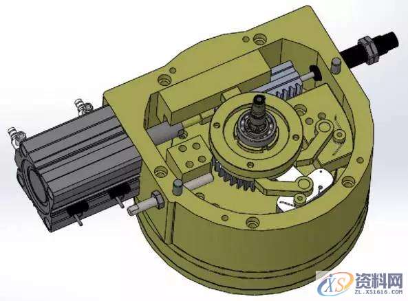 分度盘技术： 气动分度盘一、什么是气动分度盘？二、分度盘的组成三、DHTG气动旋转分度盘构造四、液压缓冲器调节五、现场应用—导管/座圈上料系统结 语,分度,盘,第2张