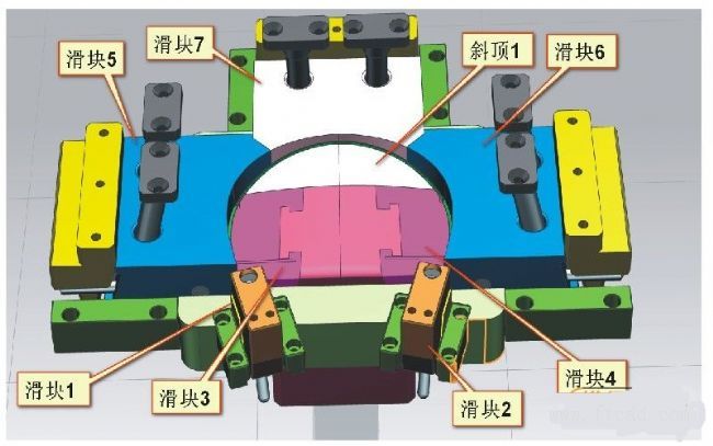 耳机夹模具结构分析(图文教程),模具,结构,教程,第10张 耳机夹模具结构分析(图文教程),耳机夹模具结构分析,模具,结构,教程,第10张