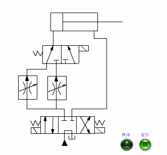 常见的液压回路动画大全,液压基本回路动画大全,第18张