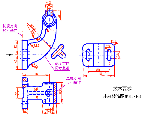 机械制图电子教程-14、零件图(图文教程),零件,尺寸,公差,偏差,标注,第5张 机械制图电子教程-14、零件图(图文教程),机械制图电子教程-14、零件图,零件,尺寸,公差,偏差,标注,第5张