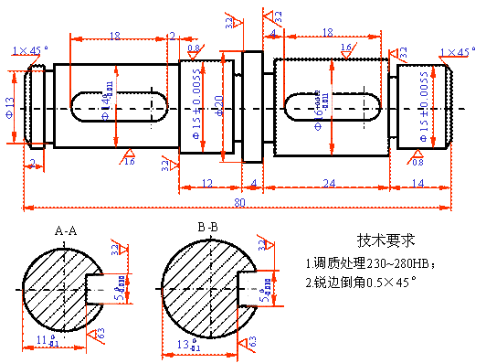 机械制图电子教程-14、零件图(图文教程),零件,尺寸,公差,偏差,标注,第3张 机械制图电子教程-14、零件图(图文教程),机械制图电子教程-14、零件图,零件,尺寸,公差,偏差,标注,第3张