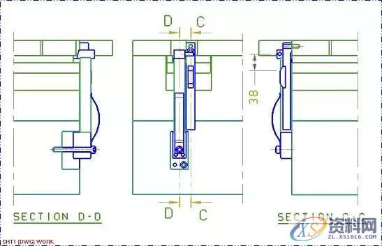 塑胶模具设计中扣机的结构及应用方法,模具设计,塑胶,结构,第4张