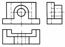 机械制图教程-(4.1)组合体的组成方式(图文教程),组合体,教程,制图,方式,第5张 机械制图教程-(4.1)组合体的组成方式(图文教程),机械制图教程-(4.1)组合体的组成方式,组合体,教程,制图,方式,第5张