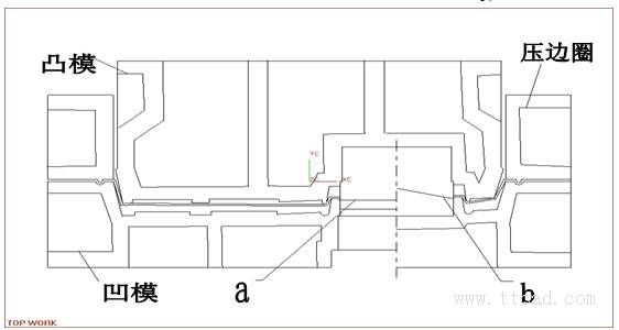 绘制汽车车身覆盖件冲压综合工序图的方法（图文教程）,绘制汽车车身覆盖件冲压综合工序图的方法,变形,成形,制件,应力,第24张