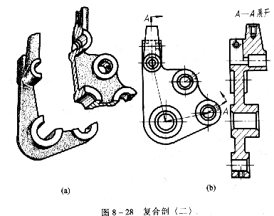 机械制图教程—8-2剖视图(图文教程),剖视图,机件,如图,标注,平面,第22张 机械制图教程—8-2剖视图(图文教程),机械制图教程—8-2剖视图,剖视图,机件,如图,标注,平面,第22张