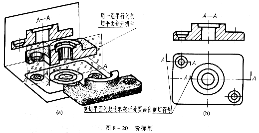 机械制图教程—8-2剖视图(图文教程),剖视图,机件,如图,标注,平面,第14张 机械制图教程—8-2剖视图(图文教程),机械制图教程—8-2剖视图,剖视图,机件,如图,标注,平面,第14张