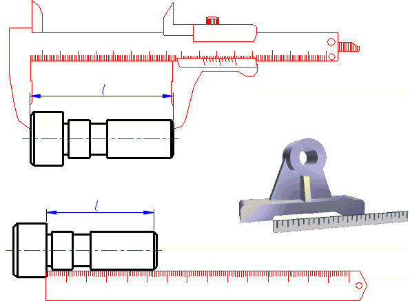 机械制图-5.3 零件上尺寸的测量（图文教程）,机械制图-5.3_零件上尺寸的测量,如图,零件,尺寸,第2张