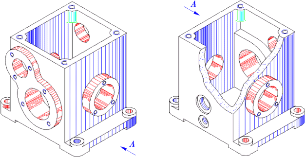 机械制图-2.4零件表达方案举例（图文教程）,机械制图-2.4零件表达方案举例,主视图,视图,结构,第3张