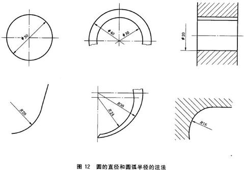 机械制图标准学习-尺寸标注(图文教程),制图,标注,尺寸,第8张 机械制图标准学习-尺寸标注(图文教程),机械制图标准学习-尺寸标注,制图,标注,尺寸,第8张