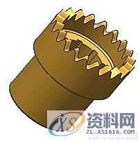 UG模具设计-用UGNX4.0设计波浪形棘轮,模具设计,设计,第1张 UG模具设计-用UGNX4.0设计波浪形棘轮,模具设计,设计,第1张