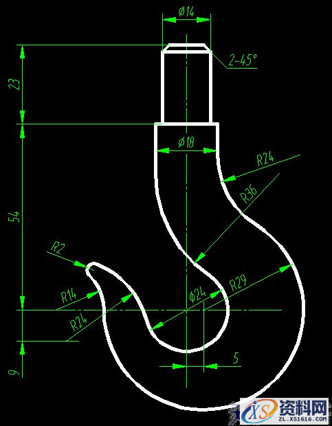 钓勾的绘图步骤(图文教程),绘图,步骤,教程,第1张 钓勾的绘图步骤(图文教程),钓勾的绘图步骤,绘图,步骤,教程,第1张