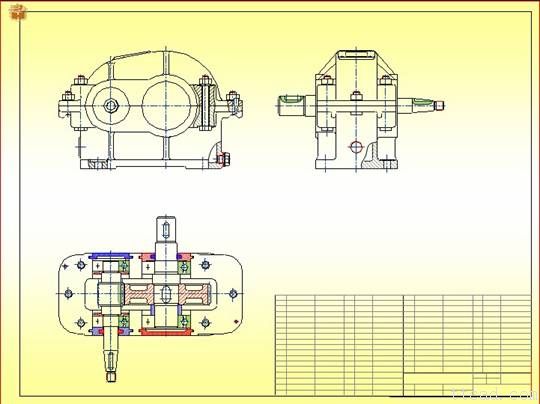减速器装配图的画法(图文教程),装配图,画法,教程,第12张 减速器装配图的画法(图文教程),减速器装配图的画法,装配图,画法,教程,第12张