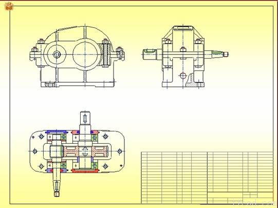 减速器装配图的画法(图文教程),装配图,画法,教程,第11张 减速器装配图的画法(图文教程),减速器装配图的画法,装配图,画法,教程,第11张