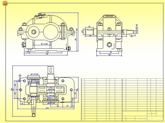 减速器装配图的画法(图文教程),装配图,画法,教程,第15张 减速器装配图的画法(图文教程),减速器装配图的画法,装配图,画法,教程,第15张