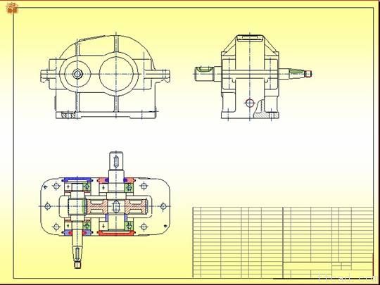 减速器装配图的画法(图文教程),装配图,画法,教程,第10张 减速器装配图的画法(图文教程),减速器装配图的画法,装配图,画法,教程,第10张