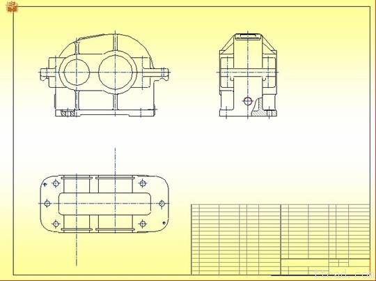 减速器装配图的画法(图文教程),装配图,画法,教程,第7张 减速器装配图的画法(图文教程),减速器装配图的画法,装配图,画法,教程,第7张