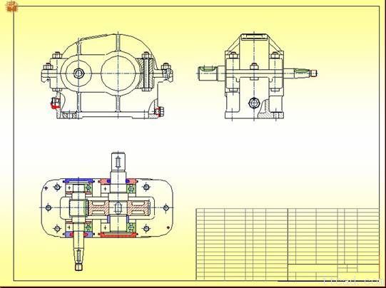 减速器装配图的画法(图文教程),装配图,画法,教程,第13张 减速器装配图的画法(图文教程),减速器装配图的画法,装配图,画法,教程,第13张