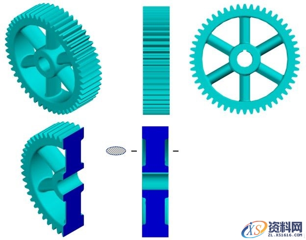 齿轮的画法(图文教程),齿轮,画法,第9张 齿轮的画法(图文教程),齿轮的画法,齿轮,画法,第9张