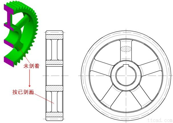 齿轮的画法(图文教程),齿轮,画法,第11张 齿轮的画法(图文教程),齿轮的画法,齿轮,画法,第11张