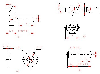 机械制图(七)产品的零件图、装配图(图文教程),螺纹,零件,画法,如图,图中,第13张 机械制图(七)产品的零件图、装配图(图文教程),机械制图(七)产品的零件图、装配图,螺纹,零件,画法,如图,图中,第13张